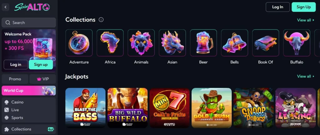 Eindoordeel over SpinAlto Casino Nederland