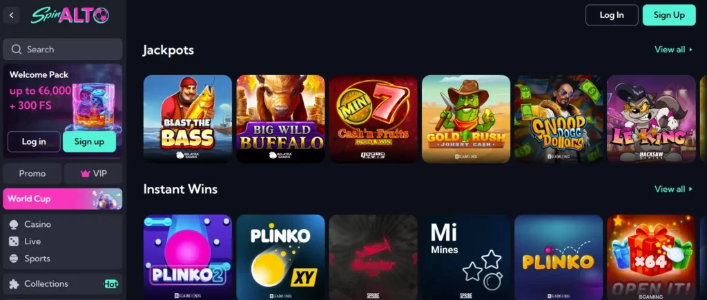 Jackpots en andere populaire spellen