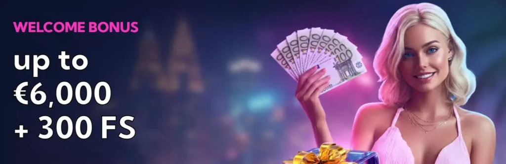 Welkomstbonus tot €4.000 en 400 Free Spins